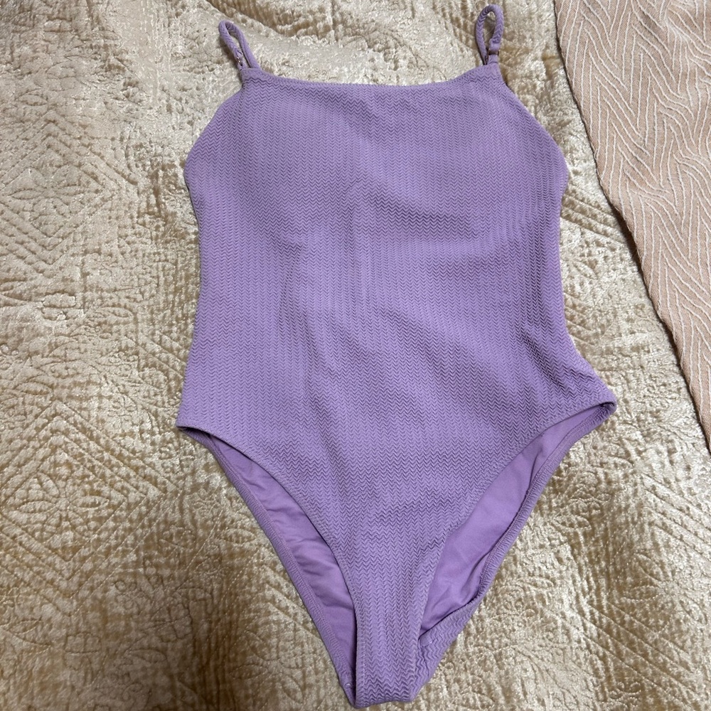 Seafolly Purple One Piece Swimsuit
